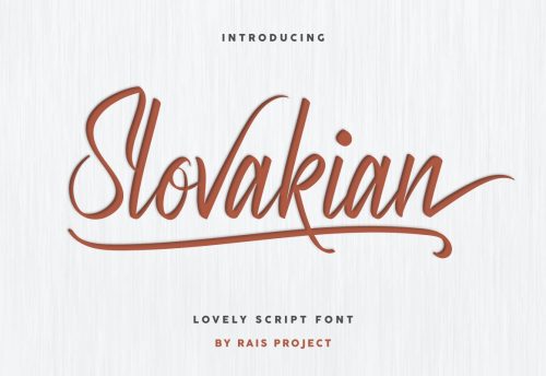 Slovakian Font