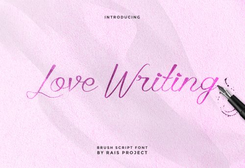 Love Writing Calligraphy Font