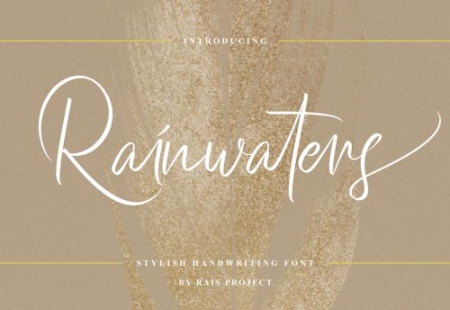 Rainwaters Handwriting Font