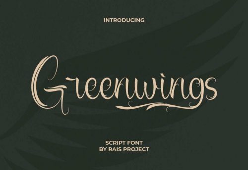Greenwings Font